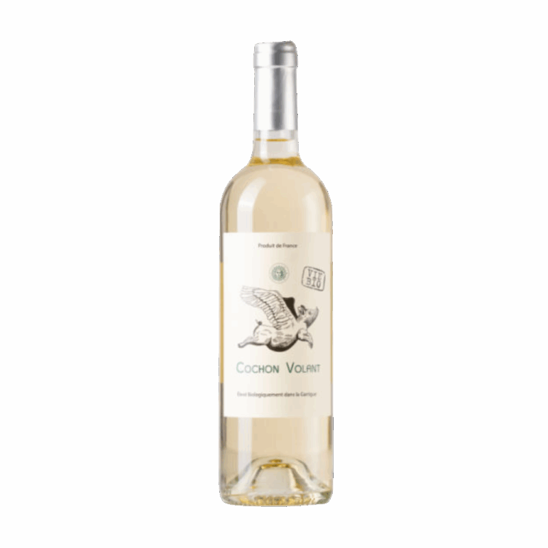 Caraguilhes Cochon volant blanc